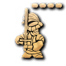 Gilded Landsknecht
