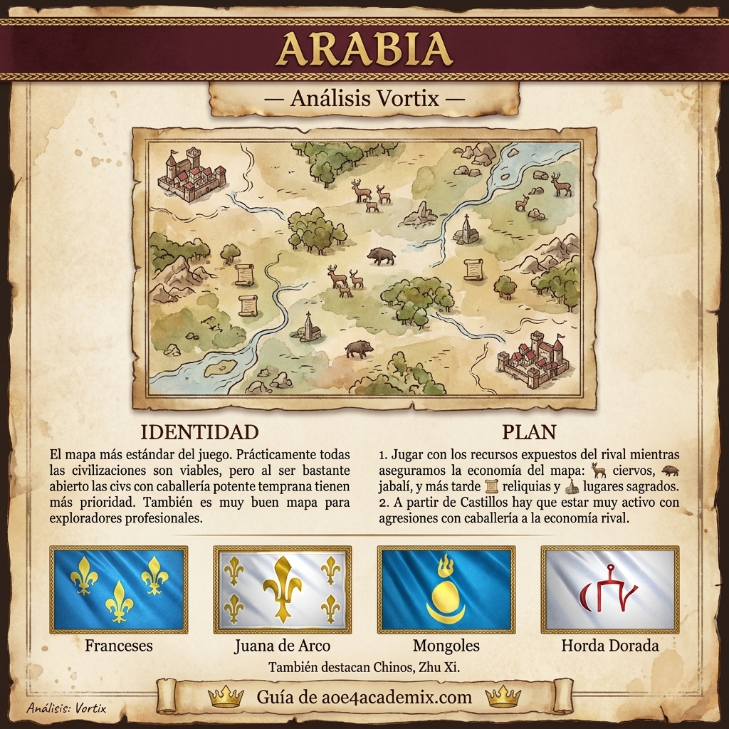 Map Mapa Arabia